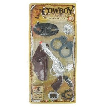 GROTE COWBOY SET OP KAART (6st.)