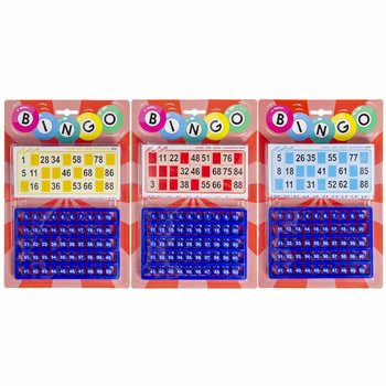 BINGO SPEELSET OP KAART (6st.)