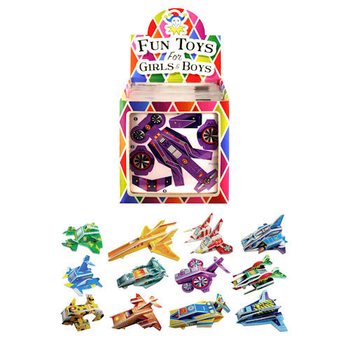 3D SPACE VOERTUIGEN PUZZELS  IN DISPLAY (60st.)