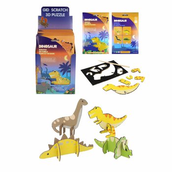 SCRATCH 3D PUZZEL - Model: DINOSAURUS - IN DISPLAY (18st.)