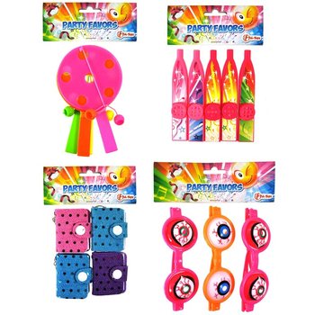 SUPER PARTY MIX SPEELTJES (54sets=222 Stuks.)