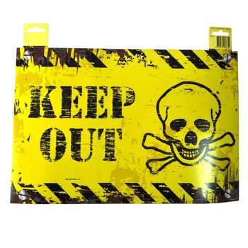 DECORATIE DEURBORD - "DANGER" / "KEEP OUT" (12st.)
