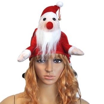 KERSTMAN OP JE HOOFD MUTS (3st.)