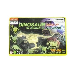OPWINDBARE GLOW IN THE DARK DINO (6st.)