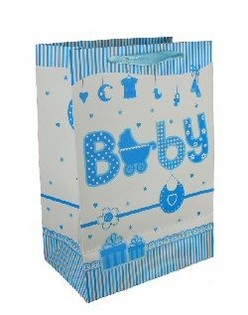 GEBOORTE TAS - BABY BLAUW (12st.)