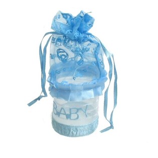 GEBOORTE GESCHENKVERPAKKING - BABY BLAUW (12st.)