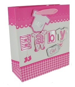 GEBOORTE TAS - BABY ROZE (12st.)