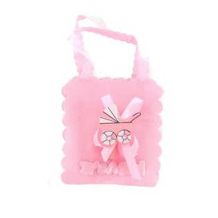 GEBOORTE TASJE VOOR TRAKTATIES - ROZE KINDERWAGEN (12st.)