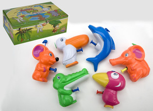 DIEREN WATERPISTOLEN IN DISPLAY (18st.)