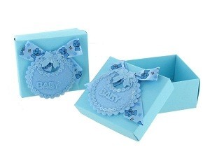 BABY BLAUWE GESCHENK DOOS (12st.)