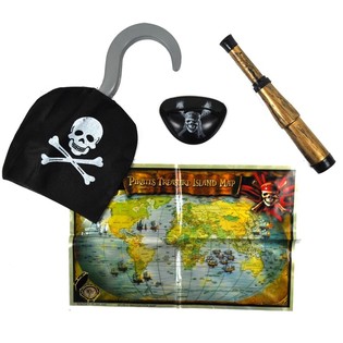 4-DELIGE PIRATEN SPEELSET (24st.)
