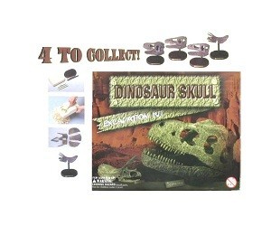 DINOSAUR SKULL - EXCAVATION KIT  (12st.)
