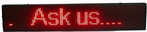 LED LICHTKRANT VOOR IN DE AUTO