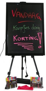 LED SCHRIJFBORD MET ACCESSOIRES