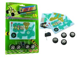 3-D FOAM PUZZEL KART MET MOTOR (24st)