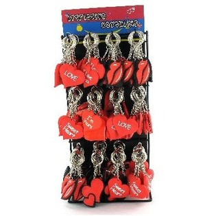DISPLAY MET SLEUTELHANGERS: HARTEN (144st.)
