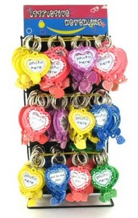 DISPLAY MET SLEUTELHANGERS: FOTO HART (144st.)