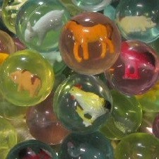 STUITERBALLEN MET DIEREN 4.5 Cm. (50st.)