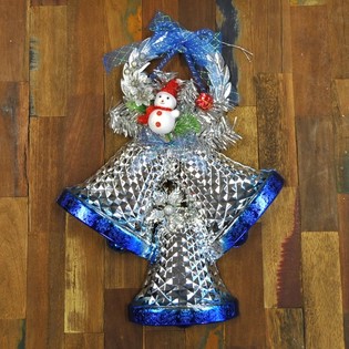 GROTE KERSTKLOKKEN DEURHANGER (2st.)
