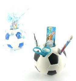 VOETBAL PENNENBAK INCL. POTLODEN ETC. (12st.)
