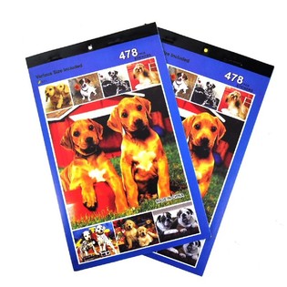 HONDEN STICKER BOEKJES (12st.)
