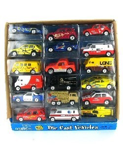 METALEN AUTO'S IN DISPLAY (36st.)