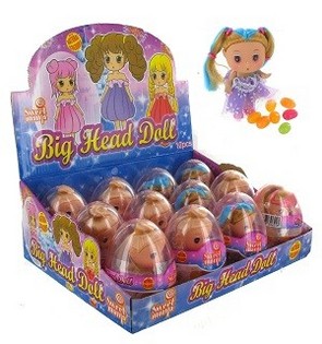 POPPETJE MET SNOEP IN EI (12st.)