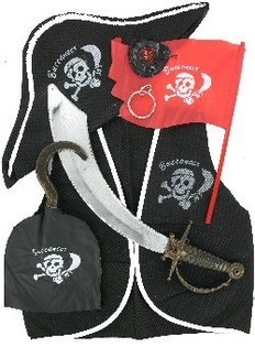 PIRATEN VERKLEEDSET (2st.)