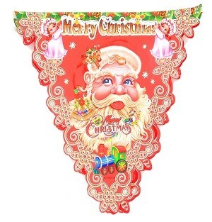 KERSTMIS VLAGGENLIJN (10st.)