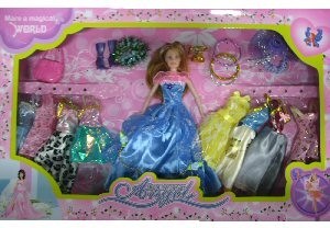 MEGA GROTE POPPEN VERKLEEDSET