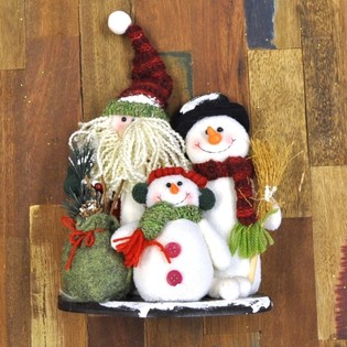 LUXE KERSTMIS DECORATIE FAMILIE (1st.)