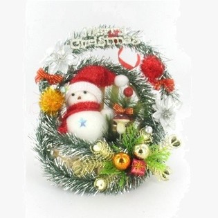 KERST DECORATIE MAND (2st.)