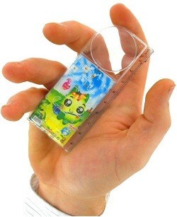 LINIAAL MET INGEBOUWD VERGROOTGLAS & SPEL (100st.)
