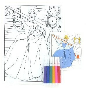 KLEUR SCHILDERIJ MET VILTSTIFTEN (12st.)