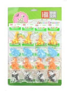 DIEREN GUM OP KAART (16st.)
