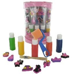 STAMP & PAINT KIT- MEISJES - MODEL 1
