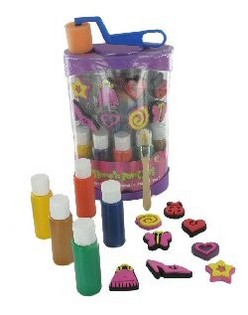 STAMP & PAINT KIT- MEISJES - MODEL 2