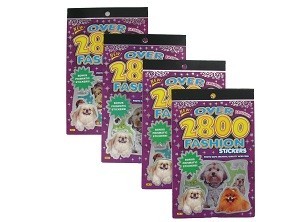GLITTER DIEREN STICKERS (12st.)