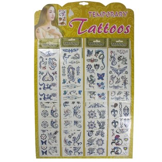 TATTOO STICKERS OP KAART (24st.)