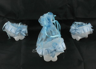 DECORATIE KINDERWAGEN - BABY BLAUW (20st.)