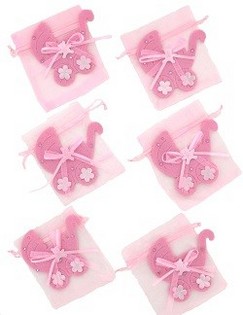 GEBOORTE CADEAUZAKJE - BABY ROZE (12st.)