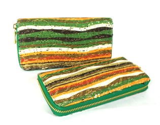 PORTEMONNEE MULTICOLOR GROEN (1st)