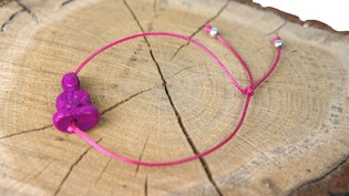 ARMBAND AUBERGINE BUDDHA (1st)