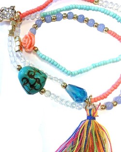 ELASTISCHE 3-LAGEN ARMBAND BUDDHA (1st)