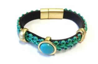LUXE ARMBAND TURQUOISE (1st)