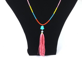 LUXE HALSKETTING BUDDHA ROZE (1st)