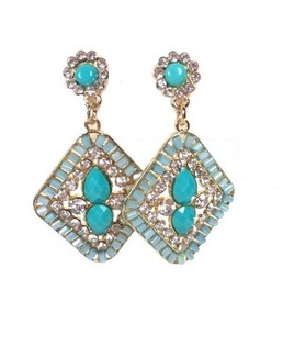 OORBELLEN TURQUOISE (1st)