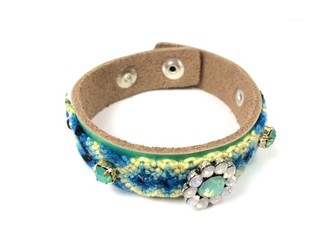 LUXE IBIZA LOOK ARMBAND MINT BLOEM (1st)