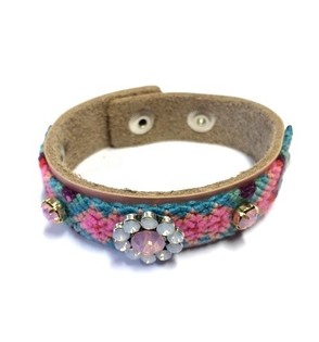 LUXE ARMBAND ROZE BLOEM (1st)