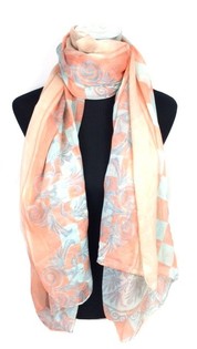 IBIZA LOOK SJAAL ORANJE/LICHTBLAUW (1st)